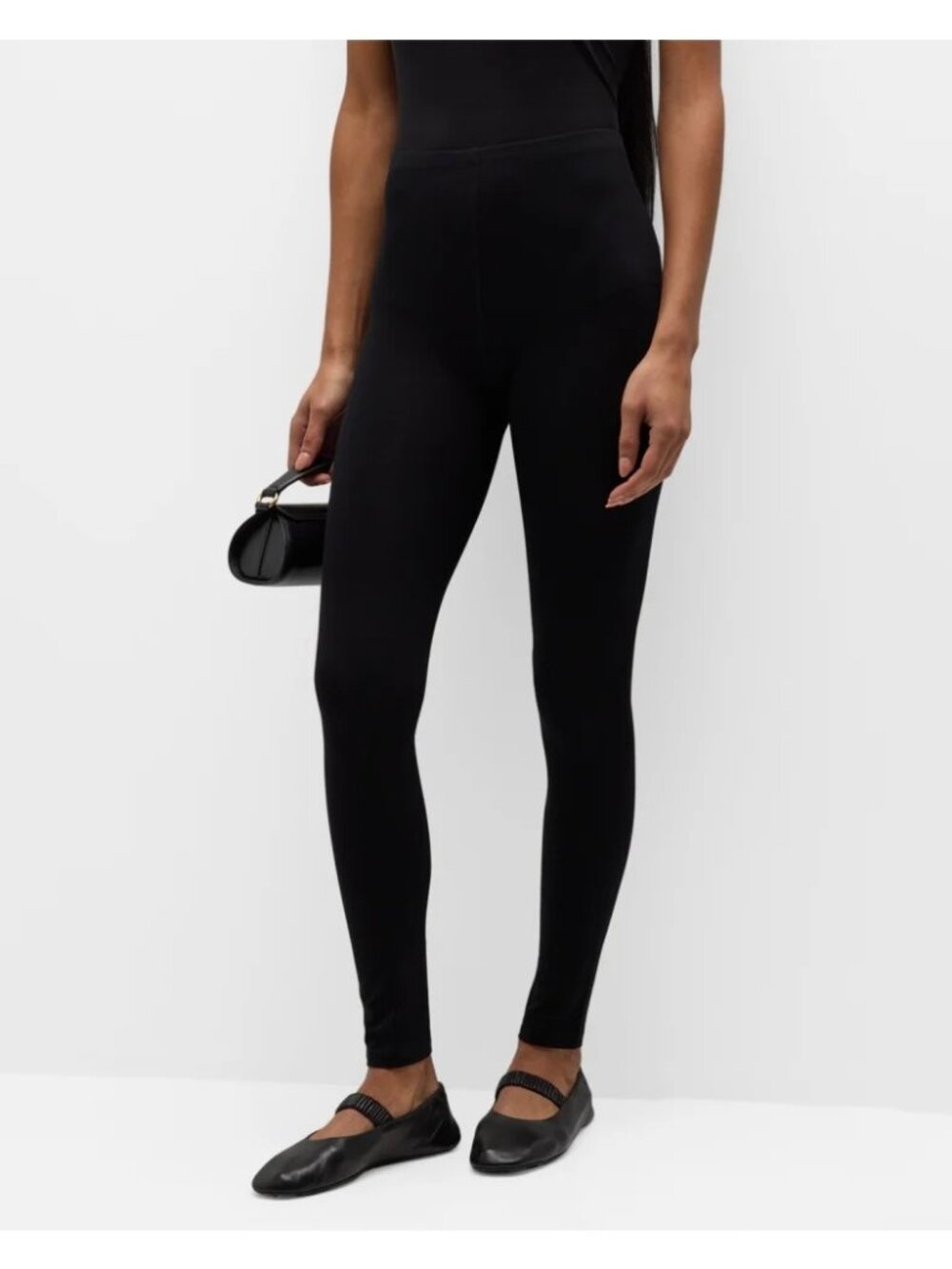 Majestic Filatures Soft Touch Black High Waist Leggings